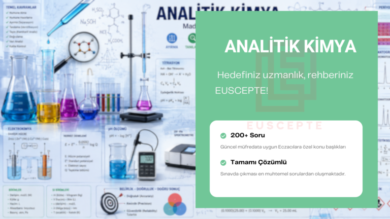 ANALİTİK KİMYA FULLETEN ÇÖZÜMLÜ SORU SETİ